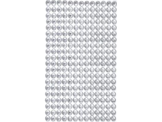 DP Craft KrysztaL‚ki självhäftande 6 mm, 260 st Crystal GRKR-049