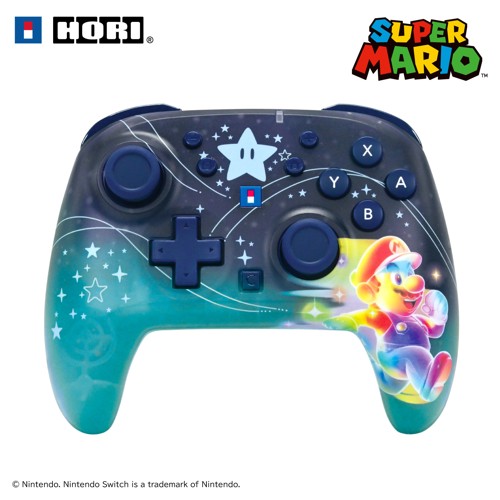 HORI - Wireless Horipad Turbo (Universe Mario) - Nintendo Switch 2 - Blue