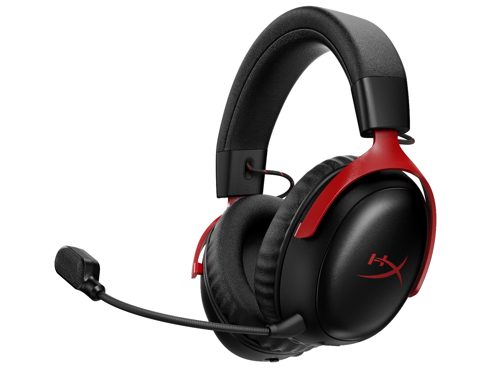 HyperX Cloud III S trådlöst gamingheadset, svart/röd