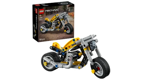LEGO Technic Gul motorcykel 42225, bild 3