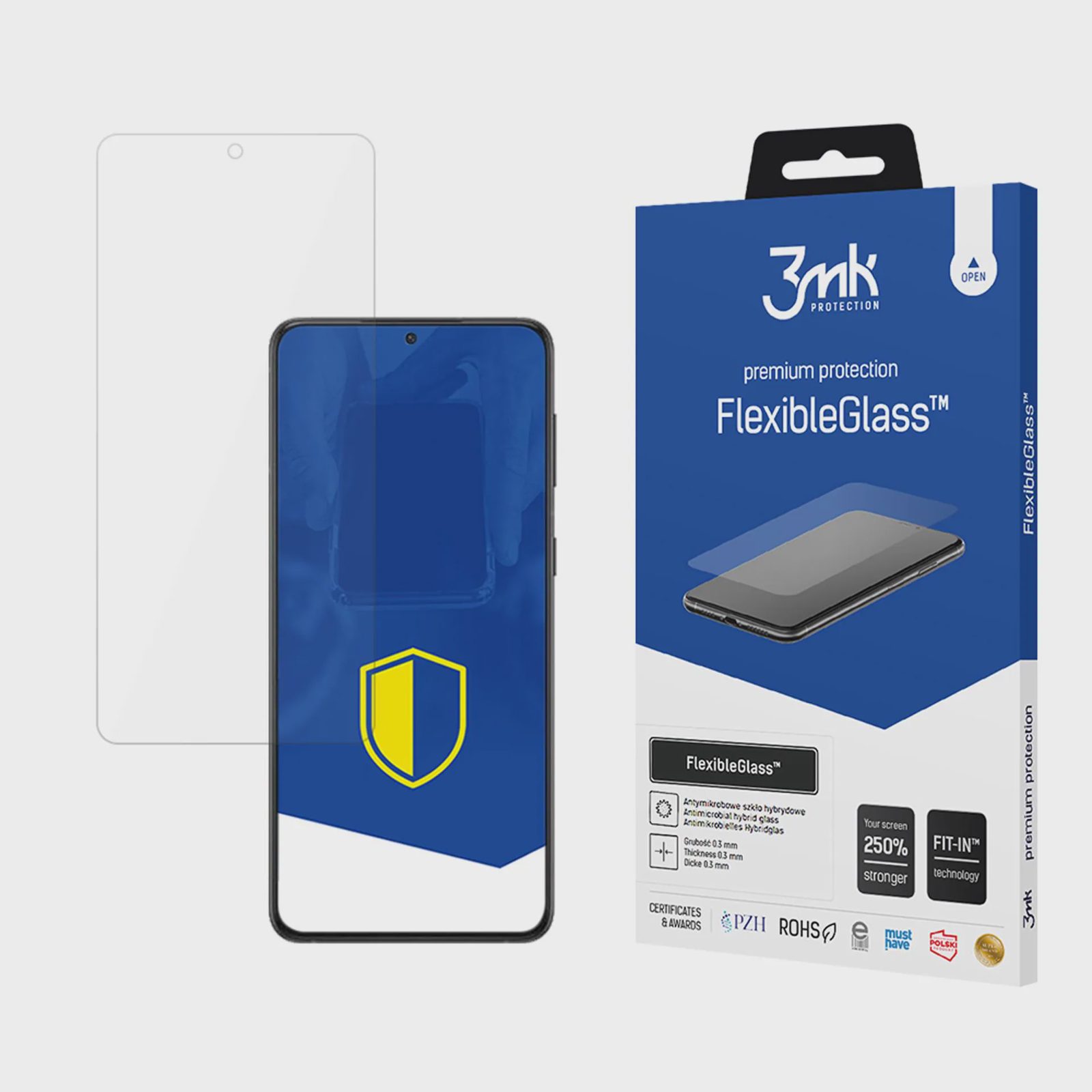 Härdat glas 3mk FlexibleGlass till Samsung Galaxy S24 FE