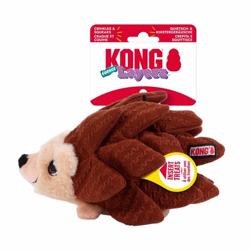 Kong - Layerz Hedgehog - 10 x 15.5 x 20.5 cm