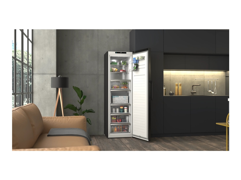 Siemens iQ300 Frysskåp GS36NVXCG (svart inox)