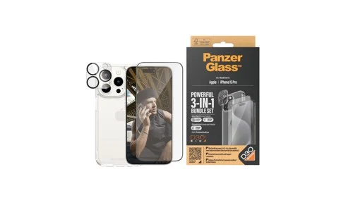 PanzerGlass™ | 3-i-1 skyddspaket | Apple iPhone 15 Pro, bild 3