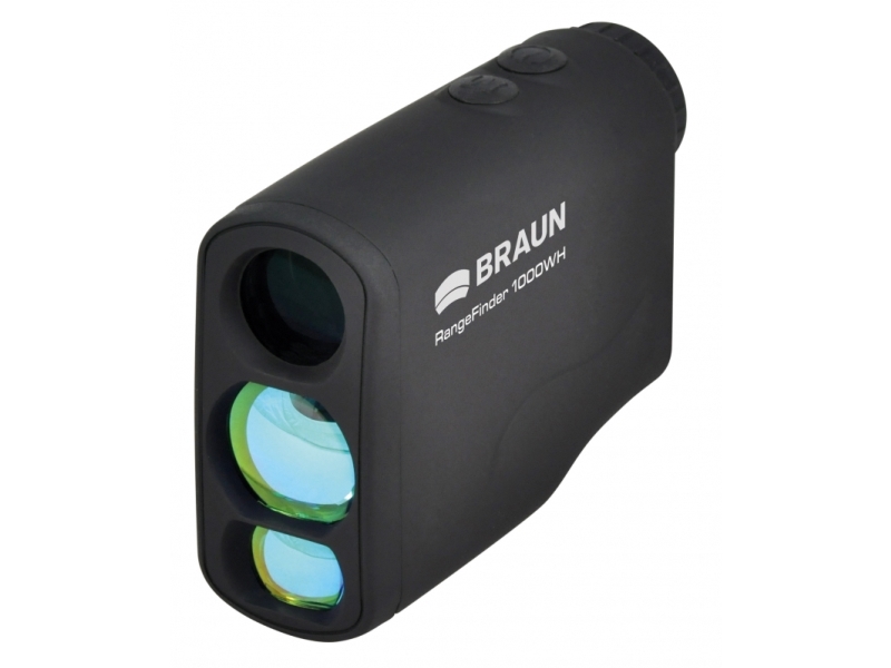 Braun Photo Technik 1000WH avståndsmätare 6x, 4–1000 m, svart (20176)