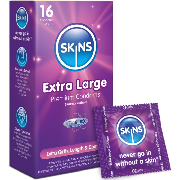 Skins Kondomer Extra Large 16-pack