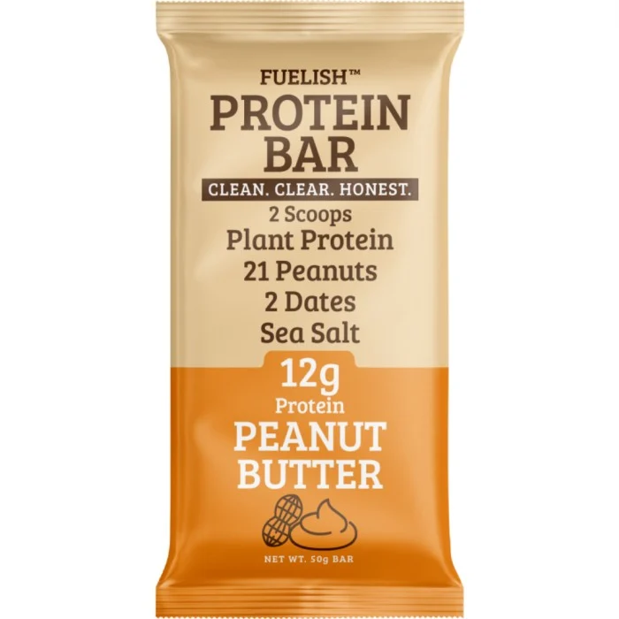 Fuelish Plant Based Peanutbutter proteinbar 50 g