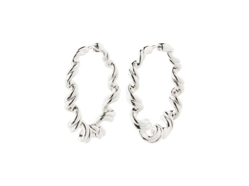 PILGRIM - LARISA Earrings - Silver-Plated - 33 mm, bild 2