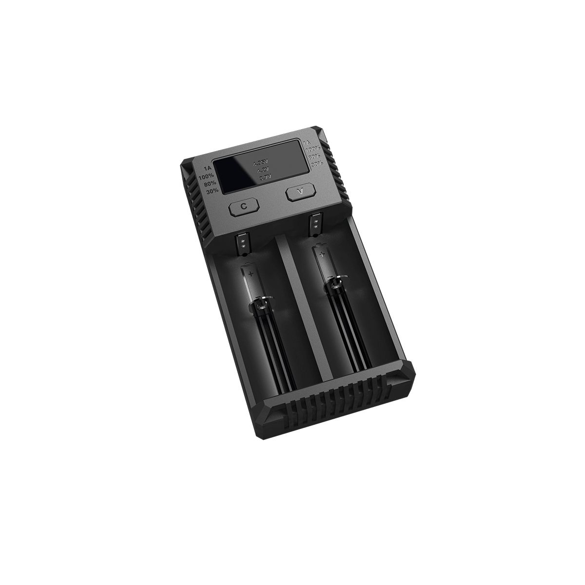 Nitecore NEW i2, Litiumjärnfosfat (LiFePo4), Litium-Ion (Li-Ion), Nickel-metallhydrid (NiMH), AA, AAA, AAAA, C, D