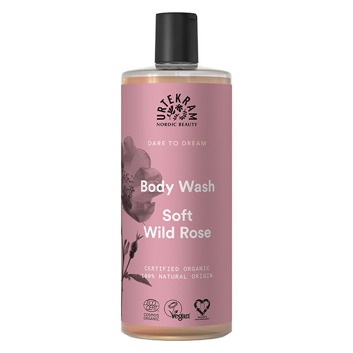 Urtekram Soft Wild Rose Body Wash 500 ml, bild 2