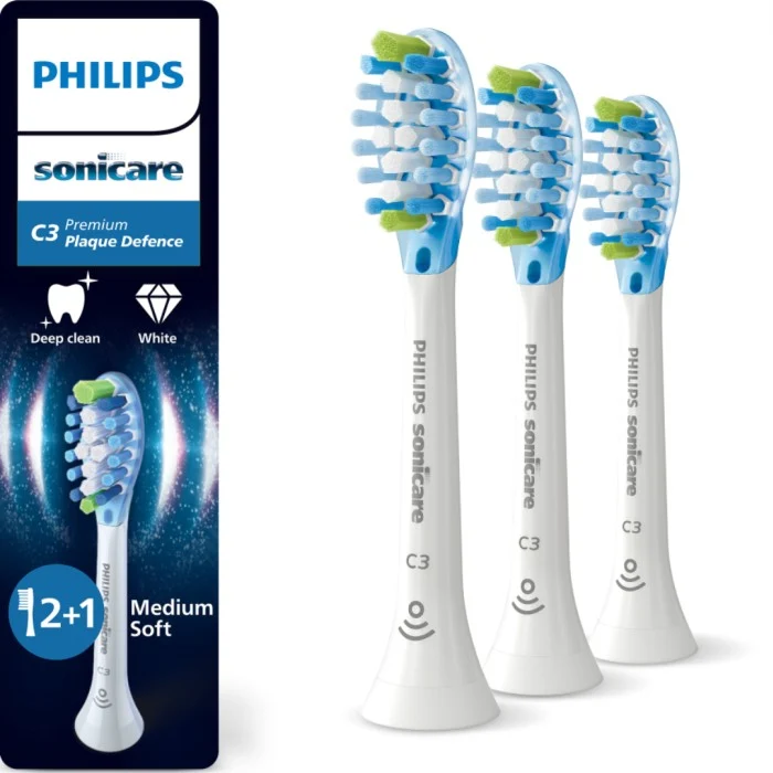 Philips Sonicare Premium Plaque Defence Brush Heads 3pcs