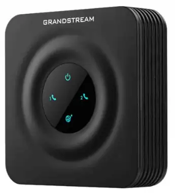 VoIP-telefonadapter Grandstream HT802 v2, LAN och 2xRJ11