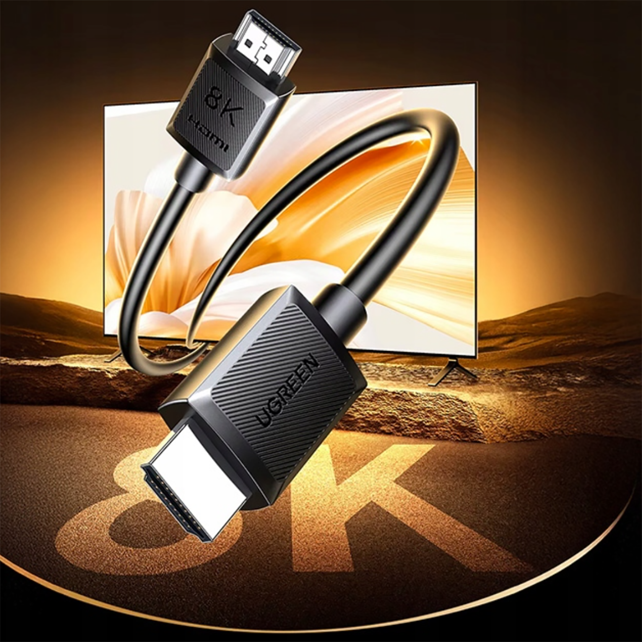 Ugreen 4K HDMI-kabel 1,5 m – svart, bild 2