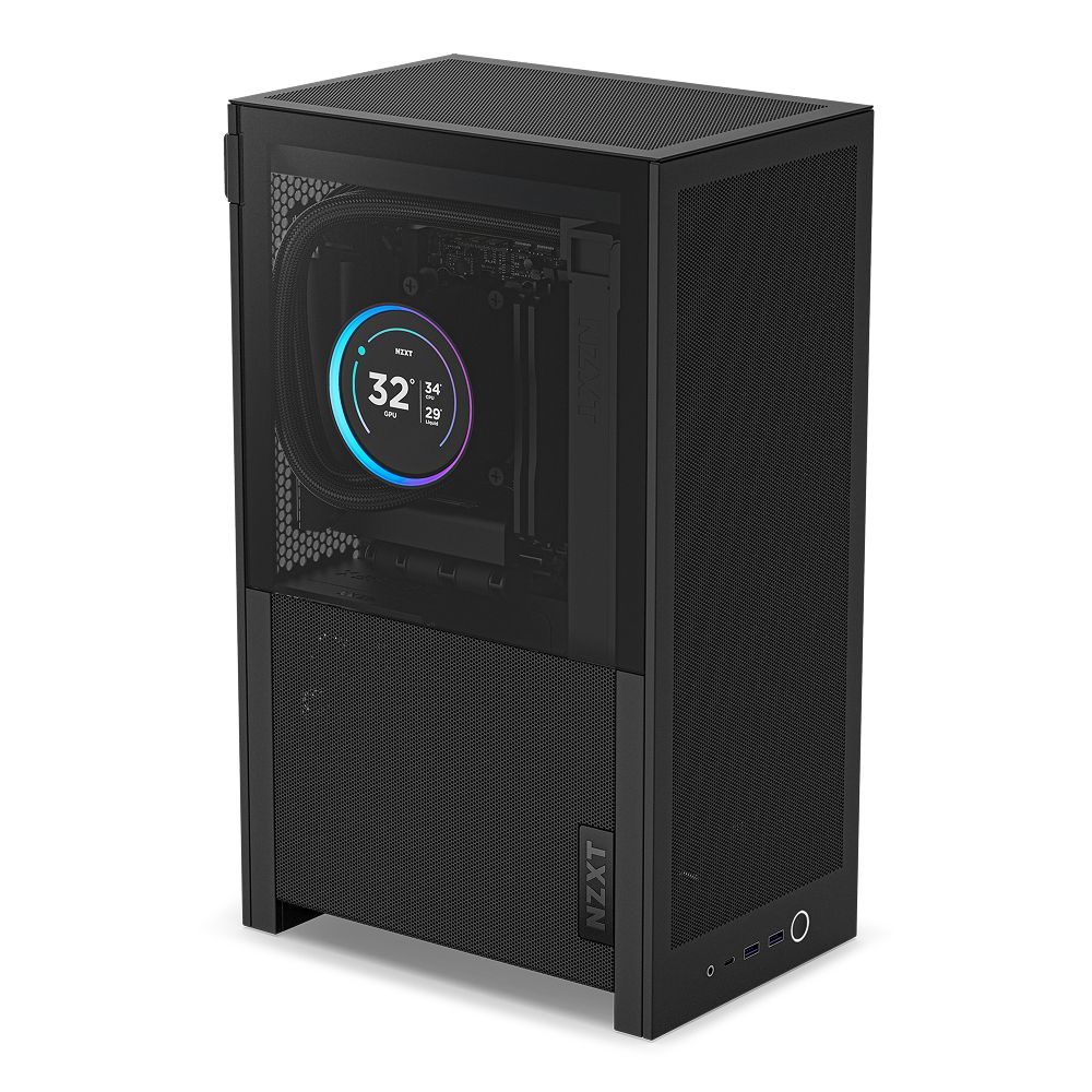 NZXT H2 Flow Mini-ITX Svart, bild 2