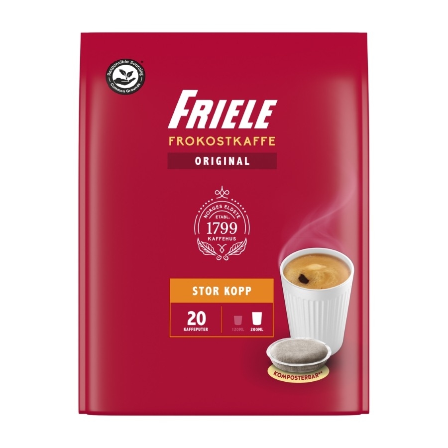 Friele Stora kaffekapslar 20 st