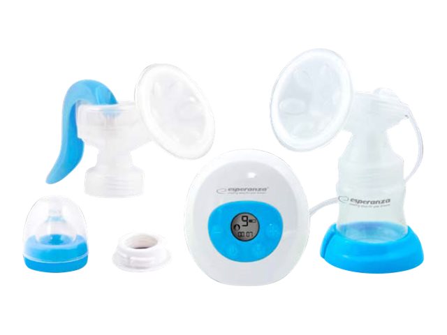 Esperanza GEMELOS - Breast pump - sladdlös - med manual breast pump