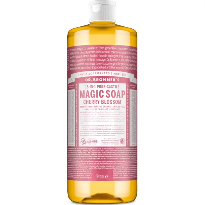 Dr. Bronner's Pure Castile Liquid Soap Cherry Blossom 945 ml