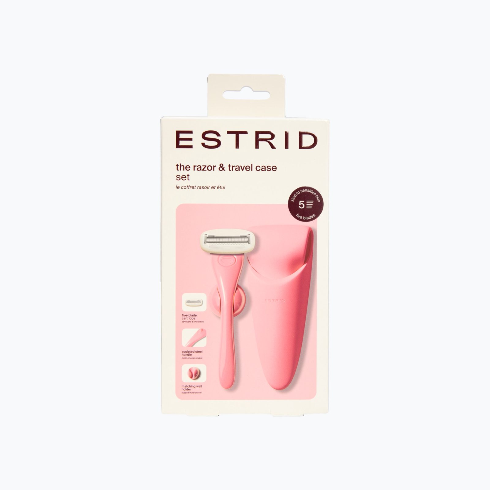 Estrid Razor & Case Set Ribbon Ribbon