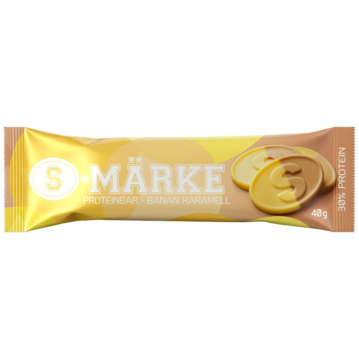 S-märke Bar Banan Karamell 40 g