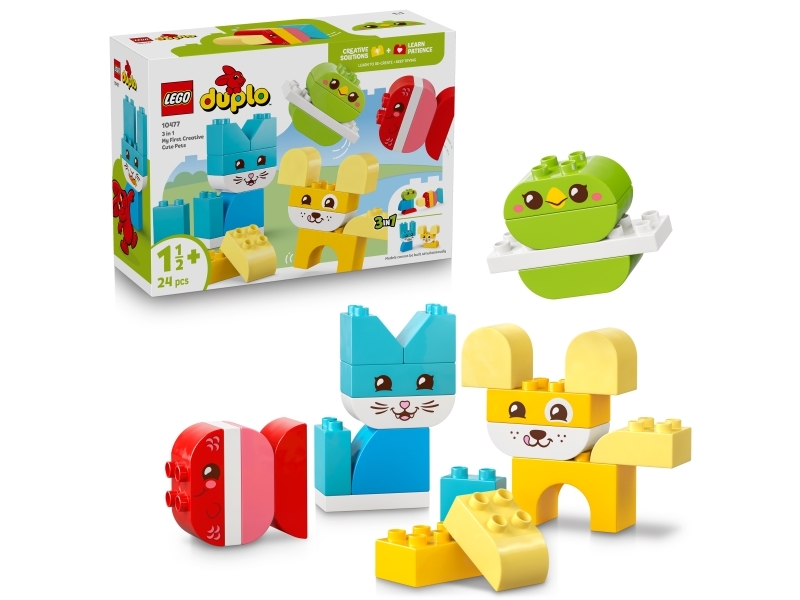 LEGO DUPLO My First 3 i 1 Kreativa söta husdjur 10477, bild 4