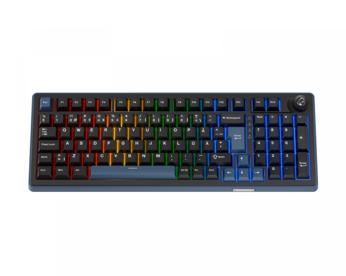 Ducky OK-M-98 - 98% RGB Trådlöst Gamingtangentbord - Nordisk ISO - [KTT Linear]