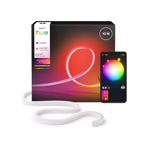 Philips Hue - Neon Outdoor LED Strip 10m – Flexible Gradient Garden Light