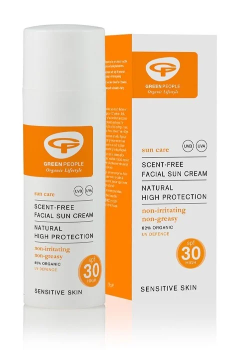 Green People Scent-Free Facial Sun Cream 50 ml