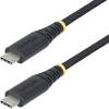 USB-C laddningskabel StarTech Rugged, USB 2.0, 240W, 2 meter - Svart