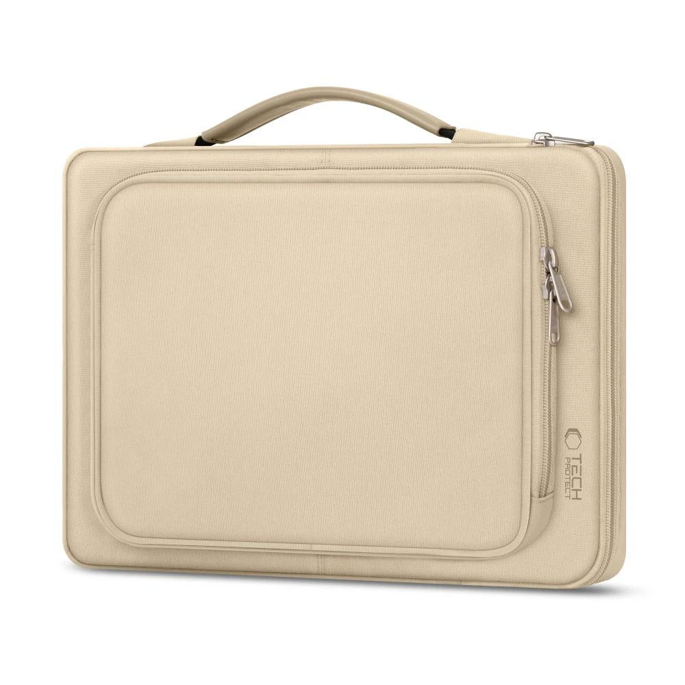 Tech-Protect Basic Bag för 13-14" bärbar dator - beige, bild 2