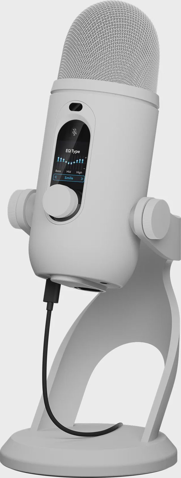 Logitech G Blue Yeti 2 USB-gamingmikrofon, vit
