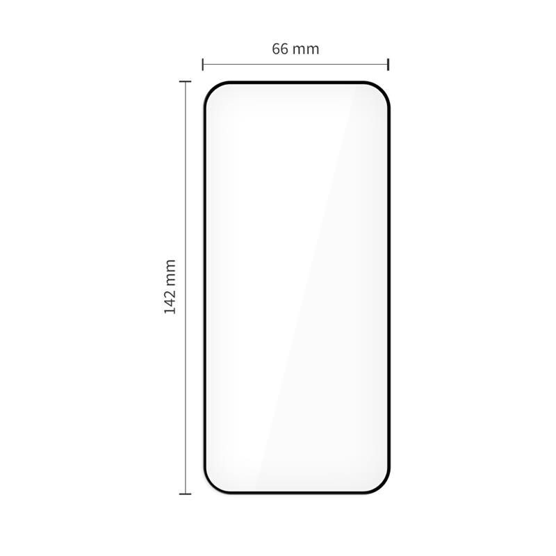 Tech-Protect Quick Set+ 2-pack härdat glas för iPhone 15 Pro - svart, bild 3