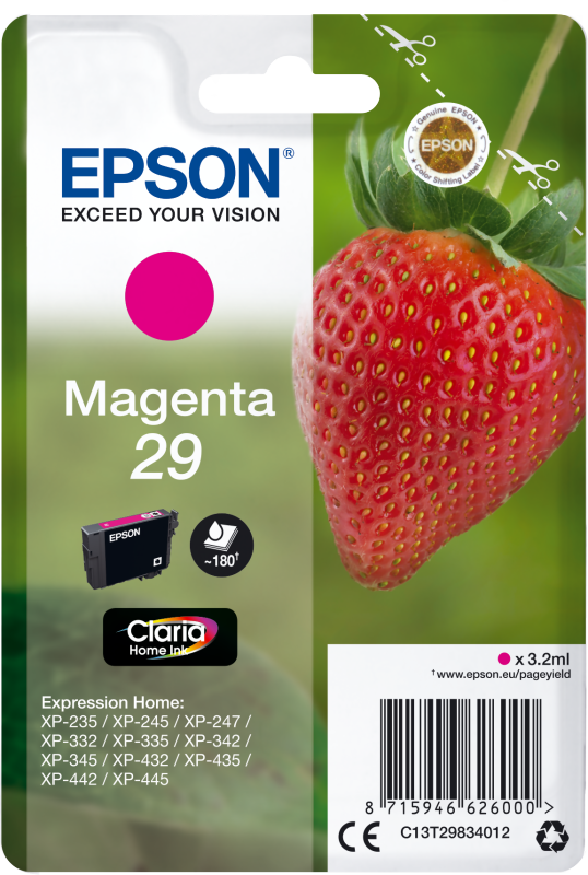 Epson, magenta 29 Claria Home ink