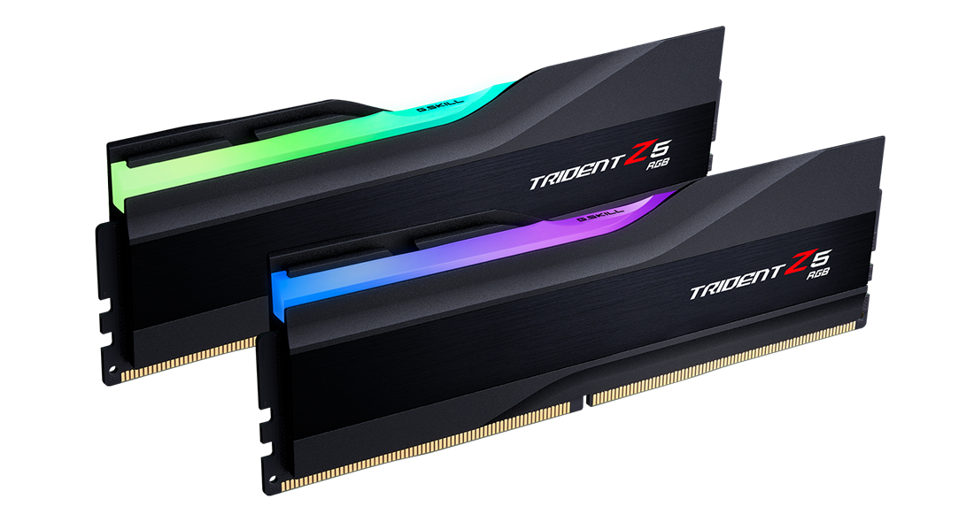32 GB (2x16GB) DDR5-8000 G.Skill Trident Z5 RGB CL36 - Svart, bild 2