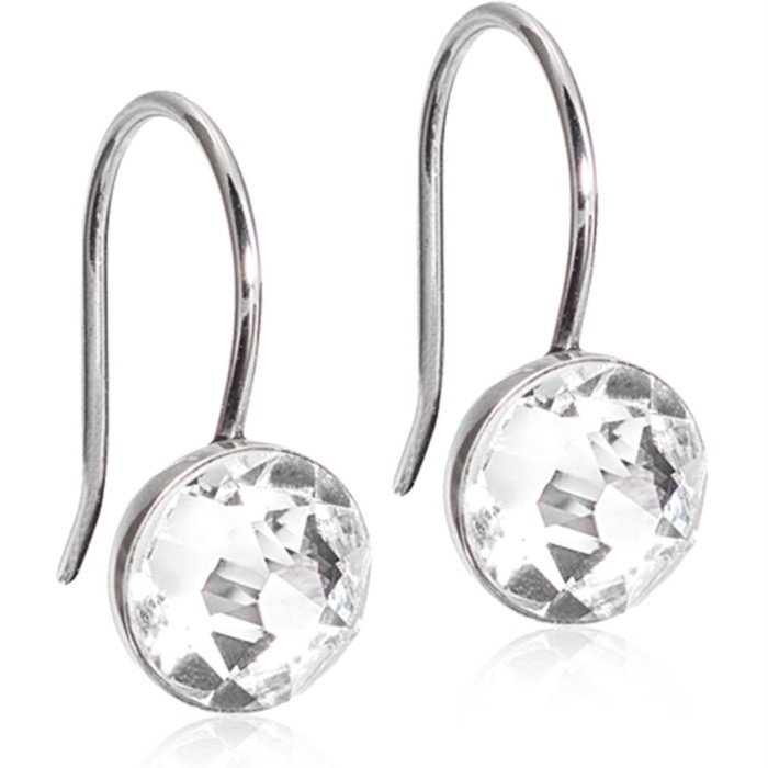 Blomdahl Örhänge Pendant Bezel Crystal 8 mm