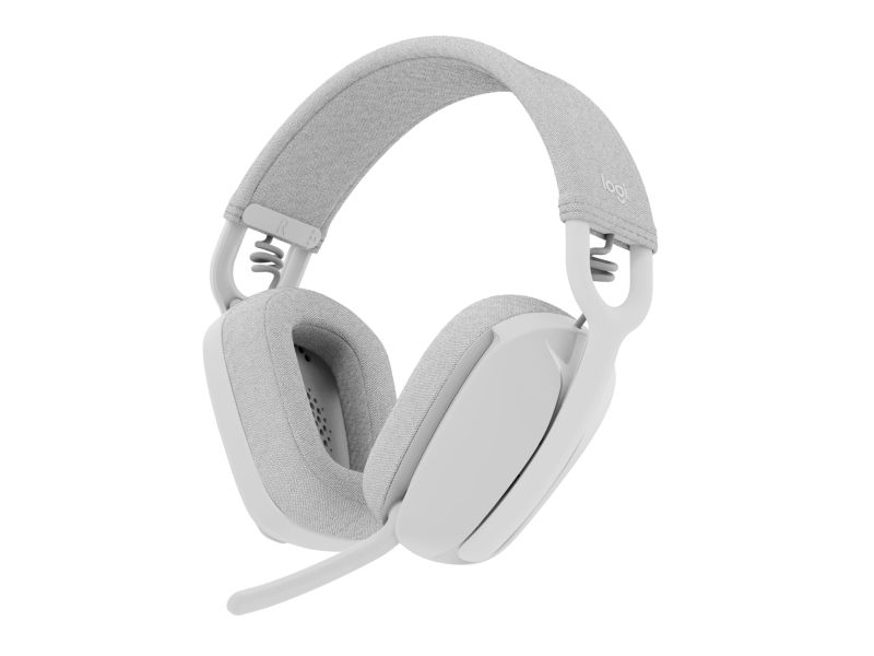Logitech Zone Vibe 100 trådlöst headset benvit, bild 5