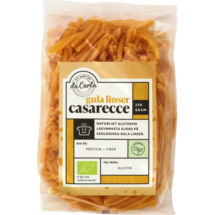 Da Carla Gula Linser Caserecce 250 g