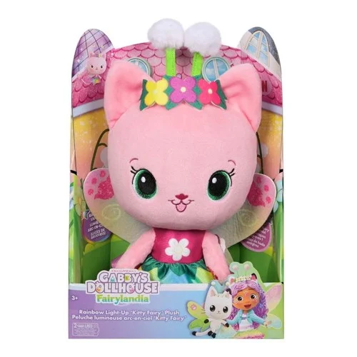 Gabby's Dollhouse Regnbågslysande “Kitty Fairy”-gosedjur