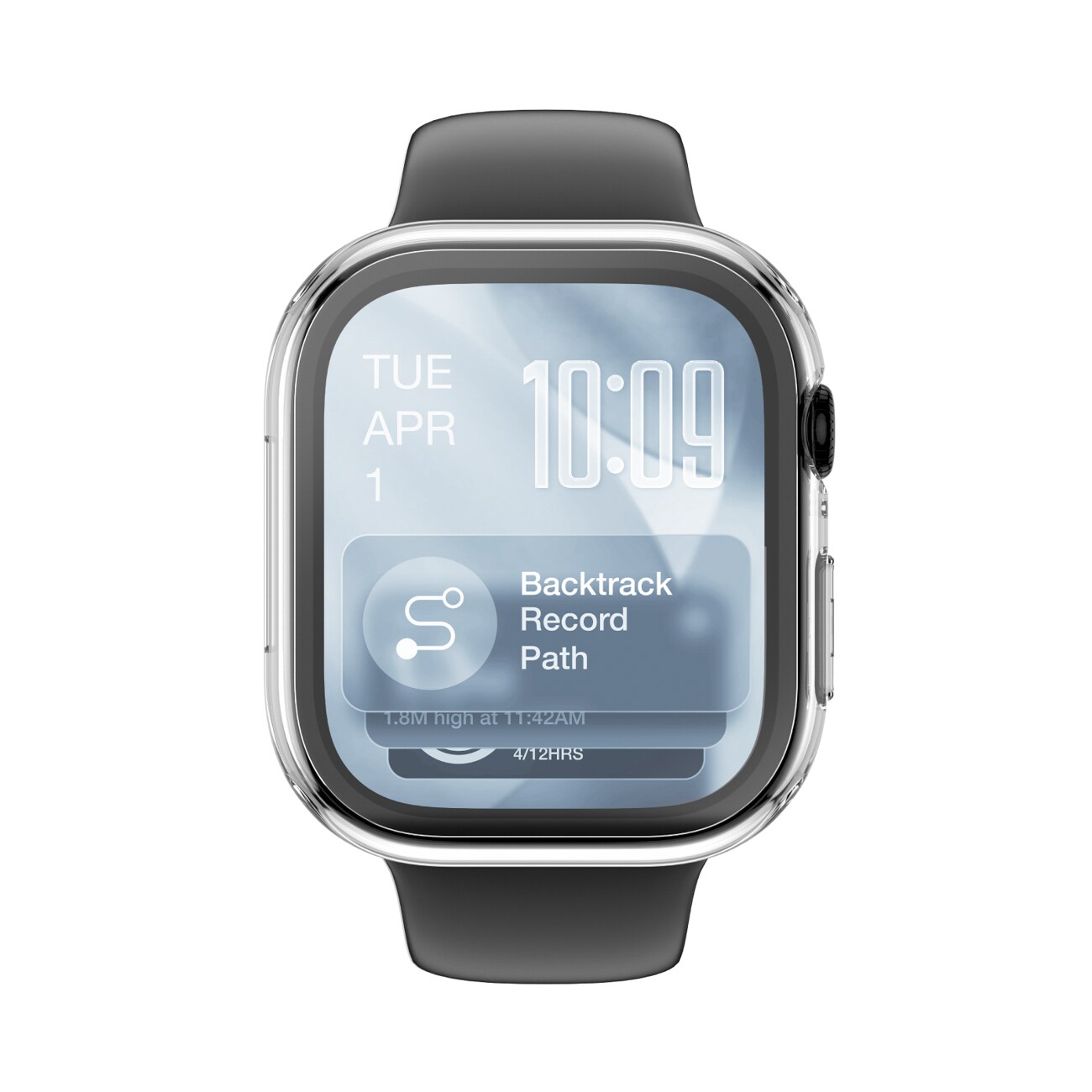 AmazingThing Radix glasskärmskydd med fodral för Apple Watch Series 11 46mm - Klar, bild 2