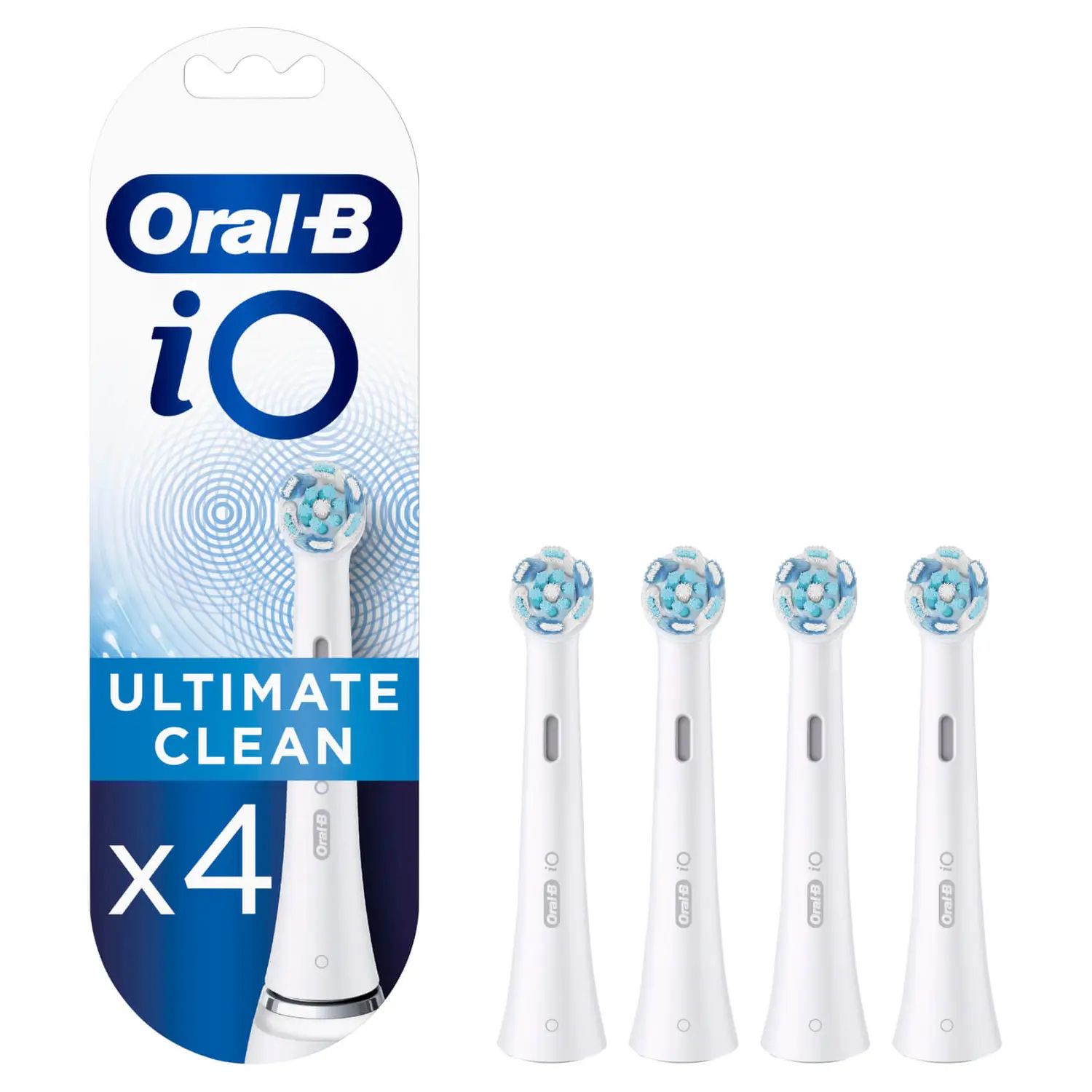 Oral-B iO Ultimate Clean ORAIOB4WH, 4 styck, Vit, 3 månad (er), Tyskland, Oral-B, 70 mm