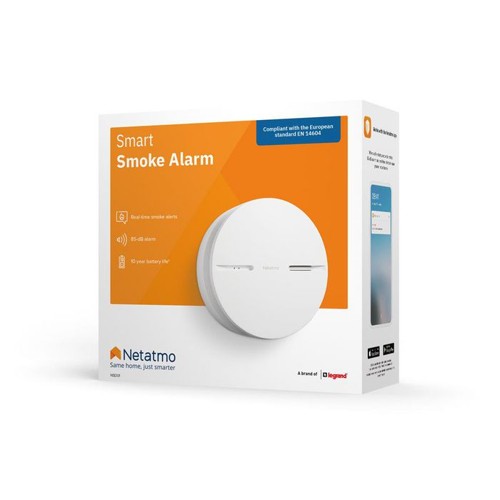 Netatmo røgalarm smart, 10 års batteri