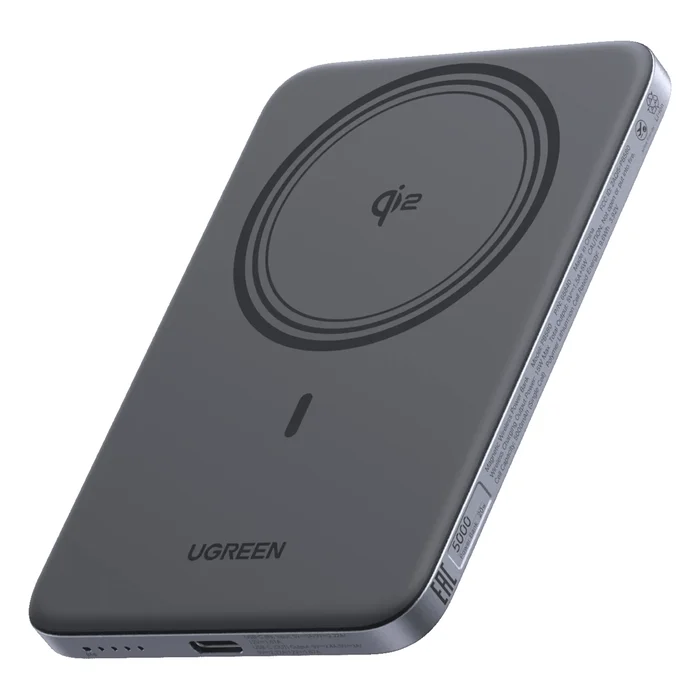 Ugreen PB580 Powerbank 5000mAh med MagSafe Trådlös laddning - Grå