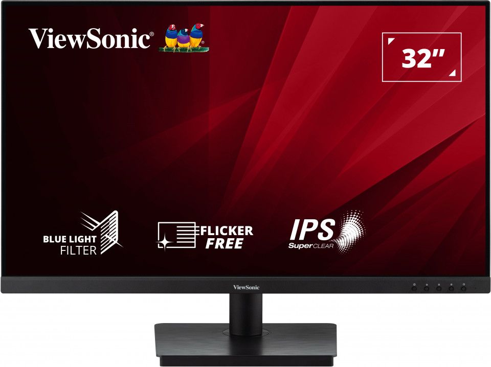 ViewSonic VA3209-2K-MHD bildskärm 32 2560 x 1440 75 Hz IPS, svart