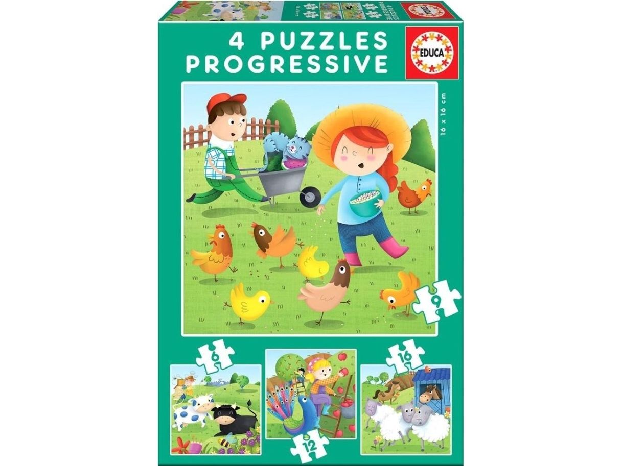 Educa 6-9-12-16 Farm Animals, bild 4