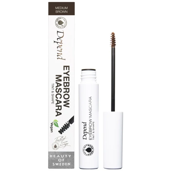 Depend Perfect Eye Eyebrow Mascara Tint & Shape Medium Brown Medium Brown