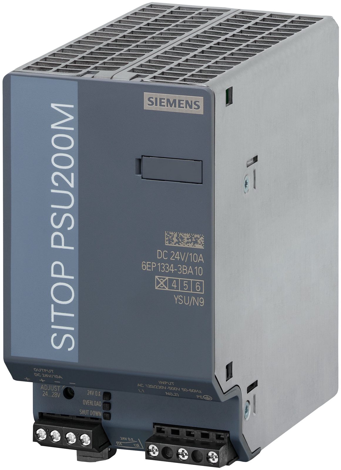 Siemens 6EP1334-3BA10-8AB0, inomhus, IP20, Multifärg, CE, RoHS, REACH, 70 mm, 125 mm