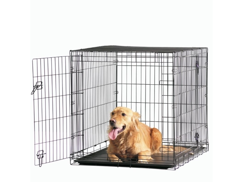 Savic Dog Cottage Hundbur Metall Svart 118 x 77 x 84