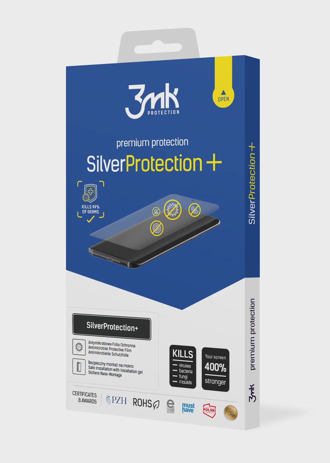Vivo Y52 5G 3mk SilverProtection+ skärmskydd, bild 2