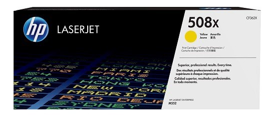 HP toner 508X Original LaserJet Gul tonerkasett, bild 3