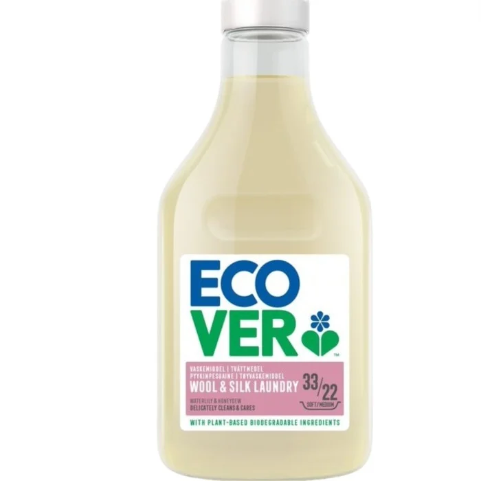 Ecover Flytande Tvättmedel Fintvätt silke & ull Waterlily & Honeydew 1 liter