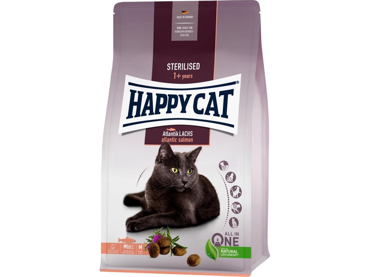Happy Cat Sterilised Salmon 10 kg